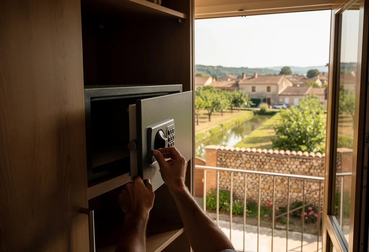 Installation d'un coffre-fort à Millas