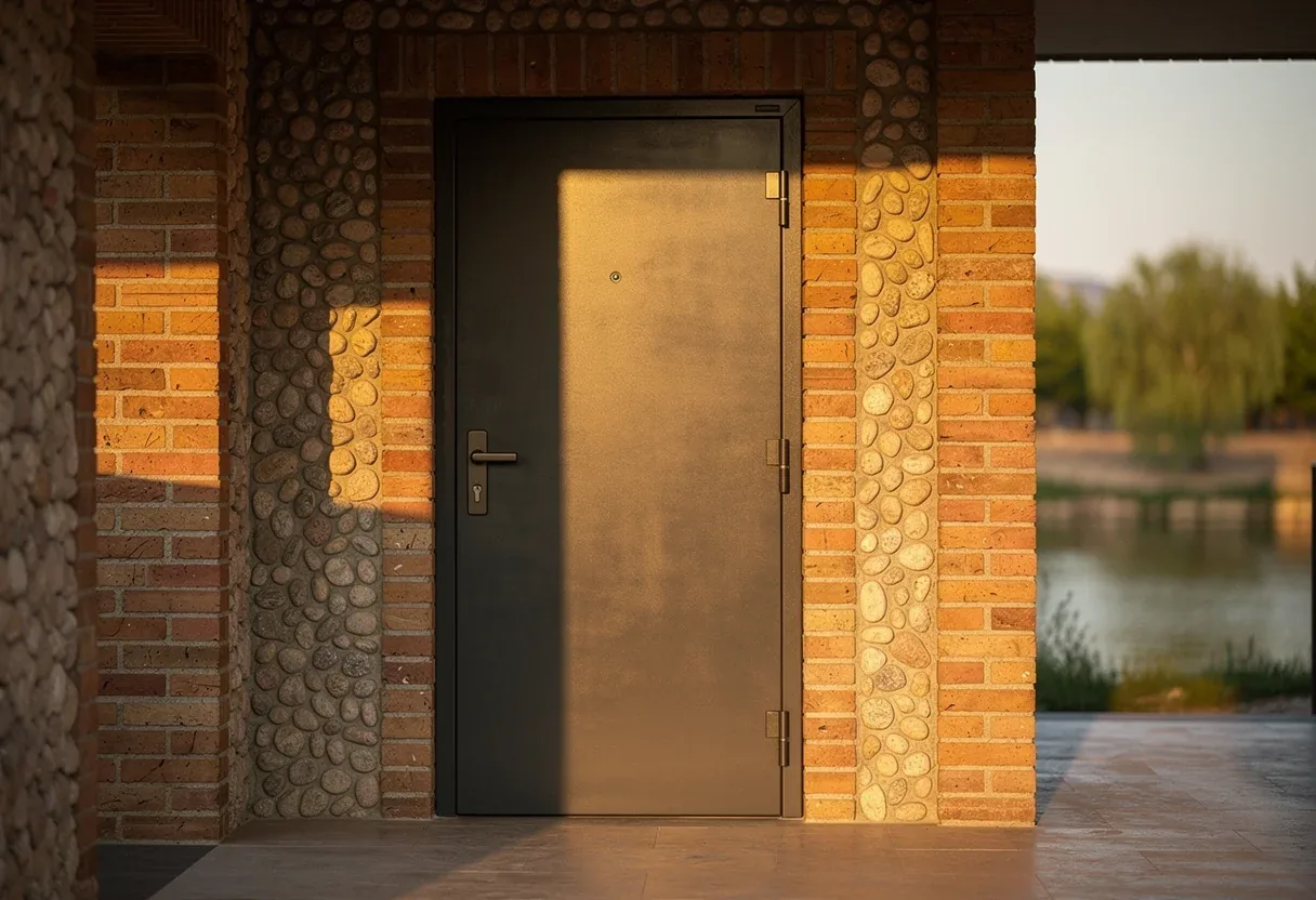 Porte blindée posée dans un immeuble à Millas