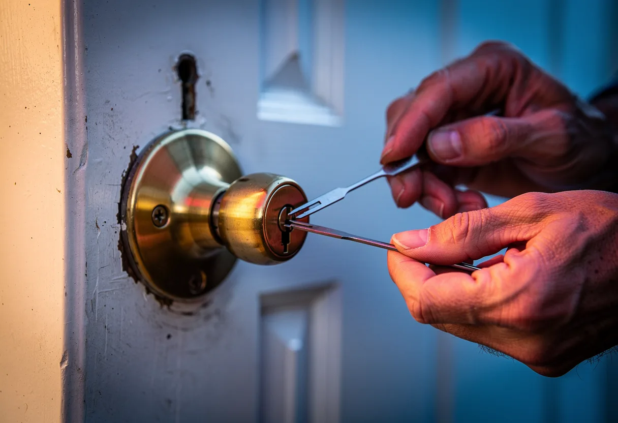 Ouverture de porte